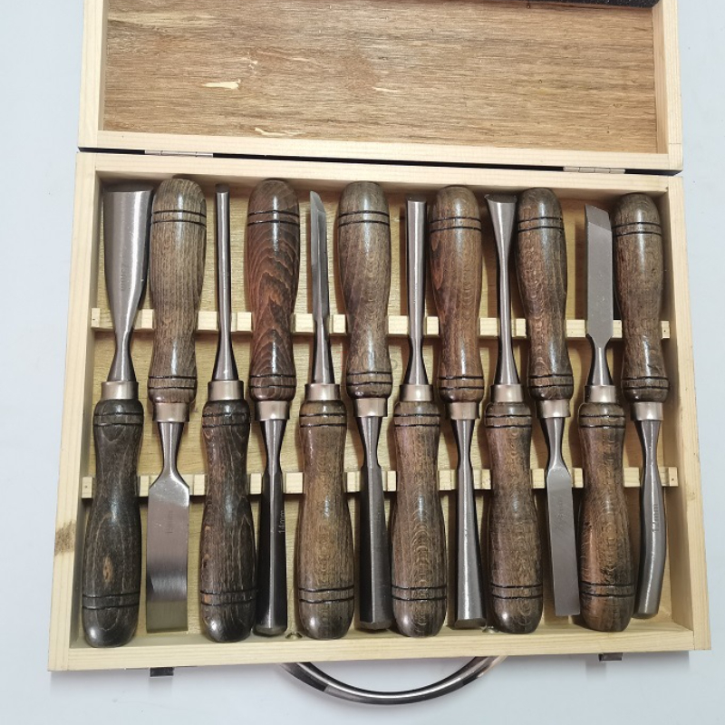 Woodworking Lathe - Hand-held Wooden Turning Tool 12pcs/set HSS