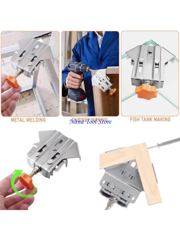Woodworking Workshop Design - 31GJ Industrial 90° Angles Clamps Not