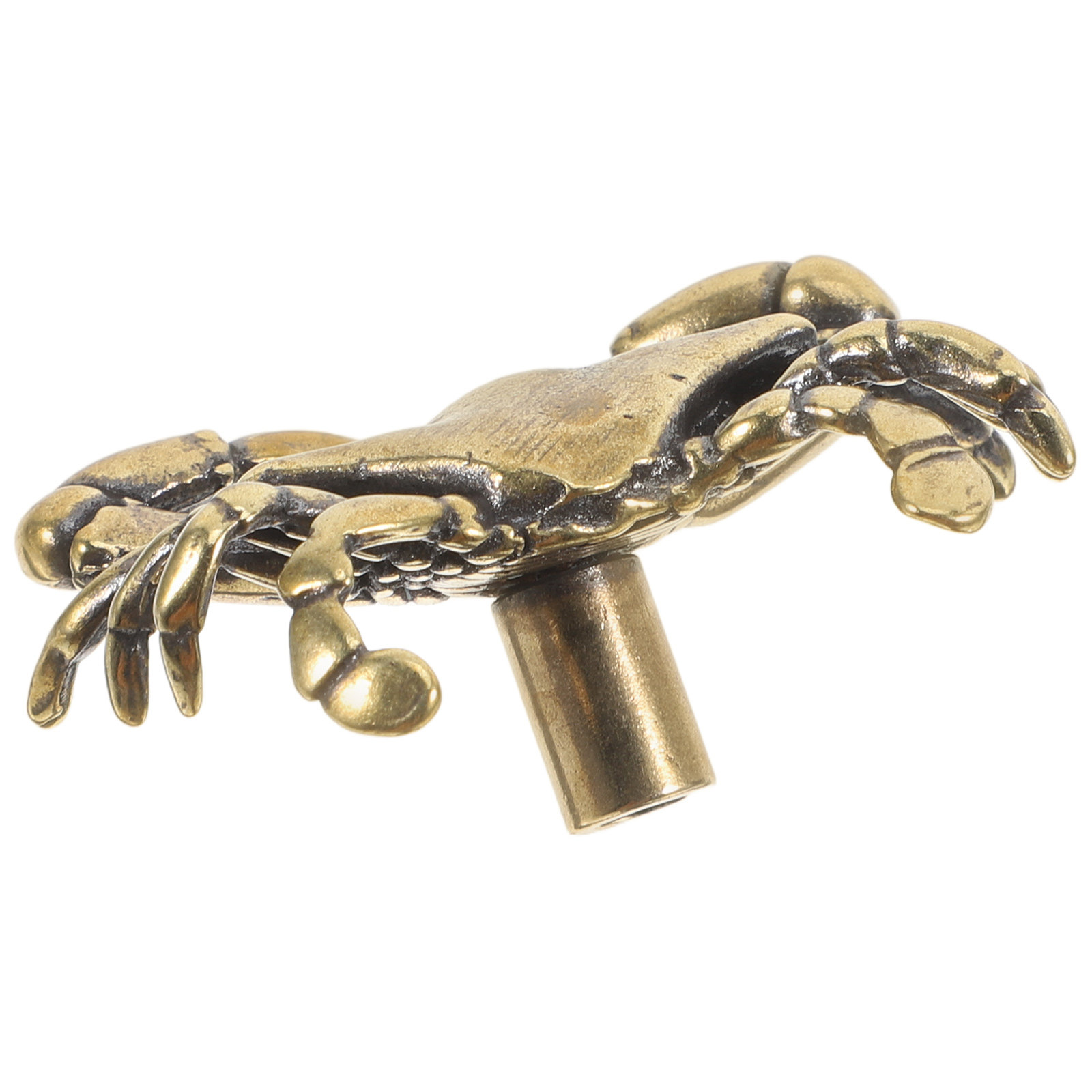 Woodworking Inspiration - Brass Crab Door Handles Single Hole