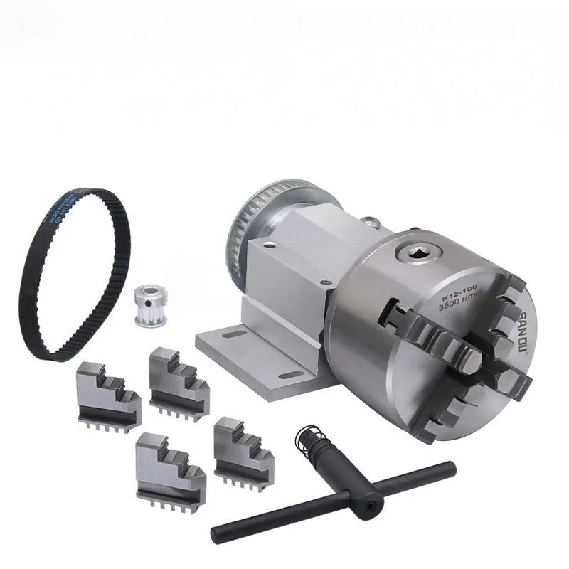 Woodworking Lathe - Micro Lathe Chuck Spindle Assembly 80mm