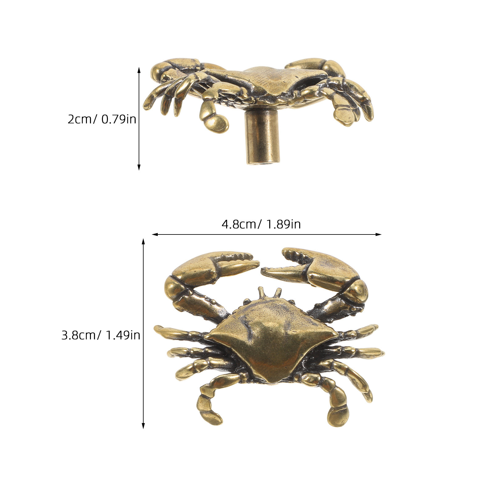 Brass Crab Door Handles Single - đánh giá và giá Woodworking Inspiration