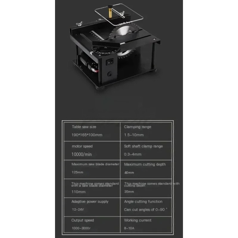 Micro Small Table Saw DIY Wood - đánh giá và giá Woodworking File