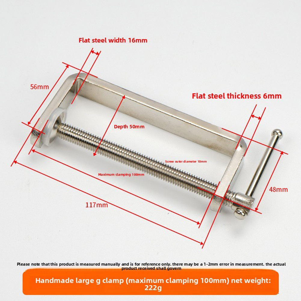 Heavy-Duty G-Clamp Made from F - đánh giá và giá Woodworking Workshop Design
