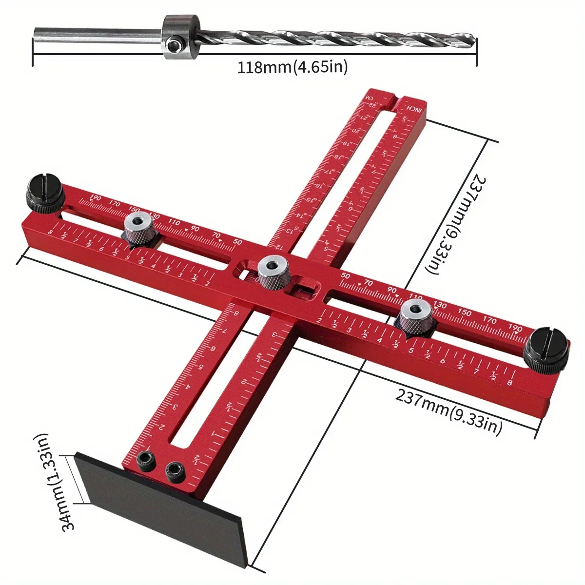 Cabinet Hardware Jig Aluminum  - đánh giá và giá Woodworking Design Software