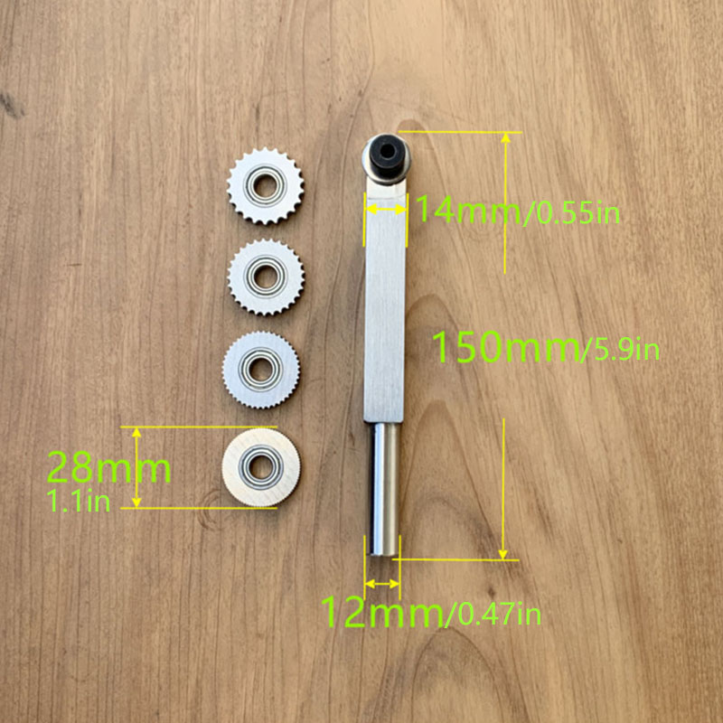 1Set Single Wheel knurling Too - đánh giá và giá Woodworking Lathe