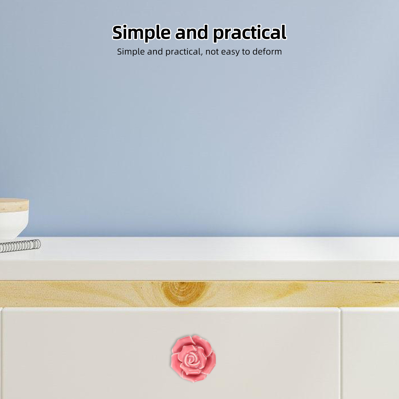 2Pcs Rose Inspired Ceramic Doo - đánh giá và giá Woodworking Inspiration