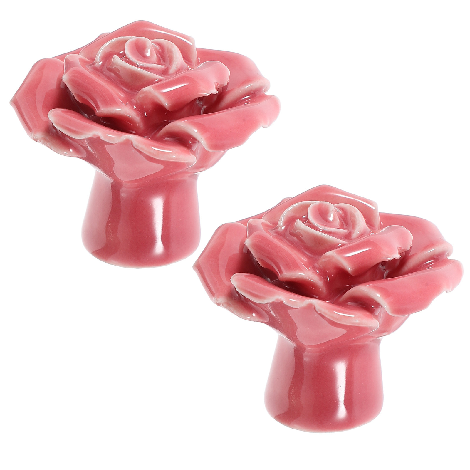 2Pcs Rose Inspired Ceramic Doo - đánh giá và giá Woodworking Inspiration