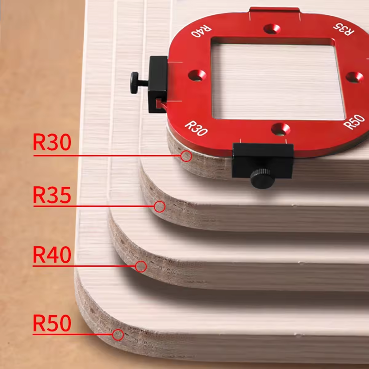 2Pcs Aluminum Alloy Radius Jig - đánh giá và giá Woodworking Design Software