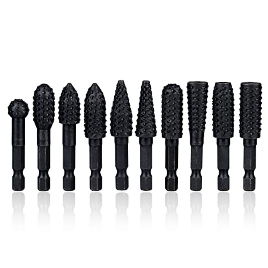 10 Pieces Rotary Burr Rasp Set - đánh giá và giá Woodworking File