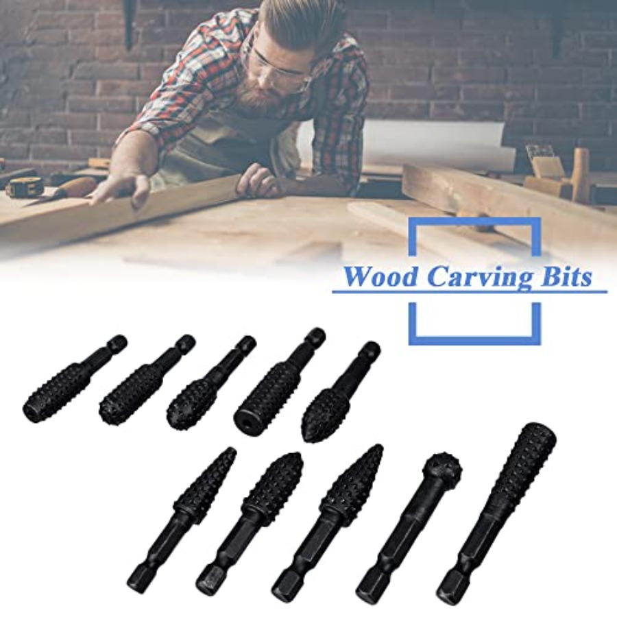10 Pieces Rotary Burr Rasp Set - đánh giá và giá Woodworking File