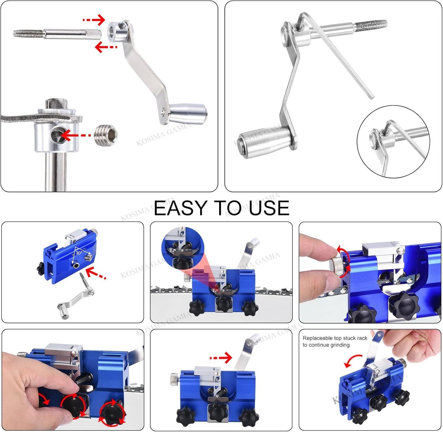 Portable Manual Chain Saw Blad - đánh giá và giá Woodworking Basic Tools