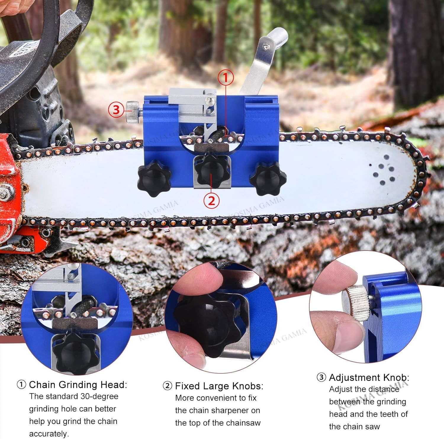 Portable Manual Chain Saw Blad - đánh giá và giá Woodworking Basic Tools