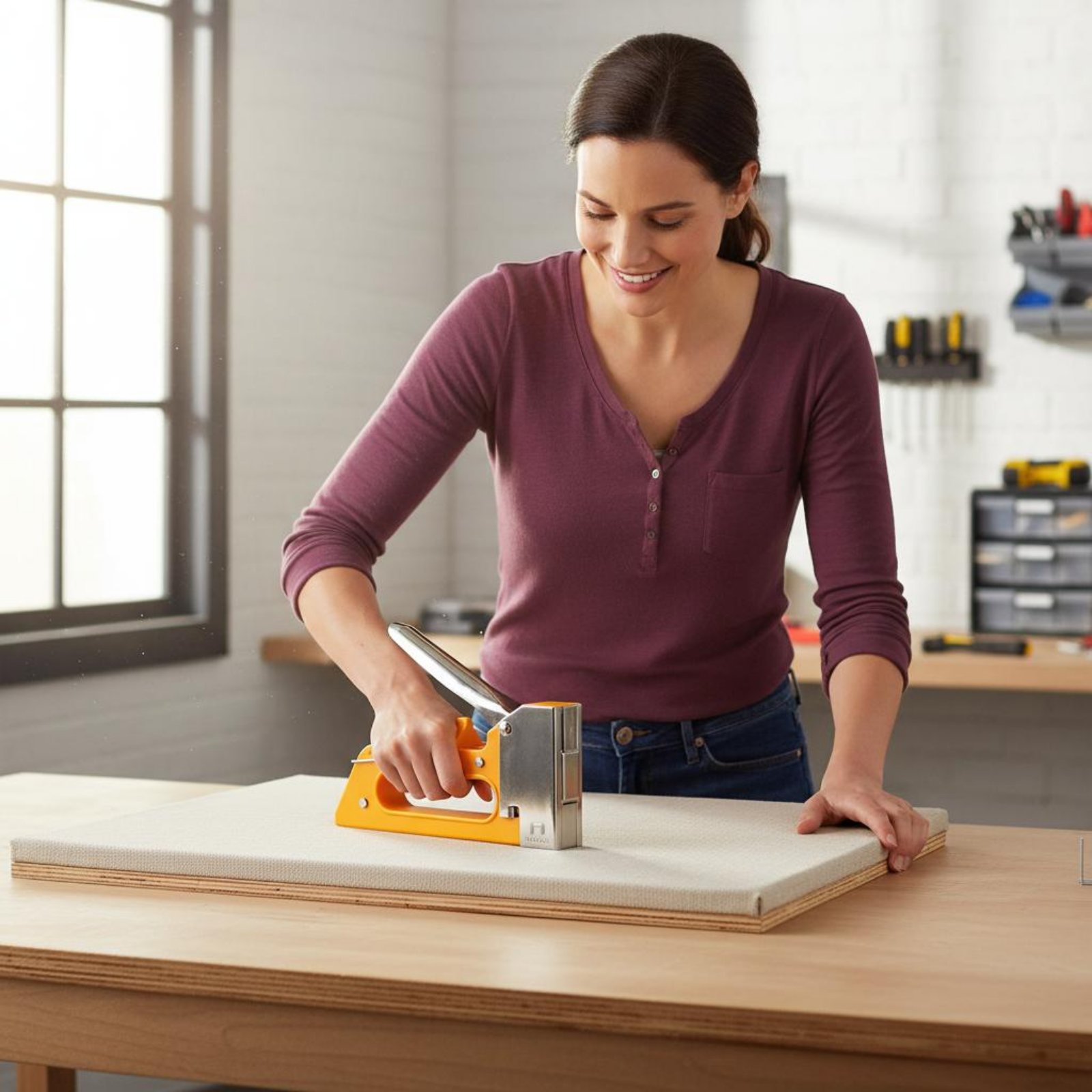 U-Shaped Staple Easy Grip Hand - đánh giá và giá Woodworking Easy Projects