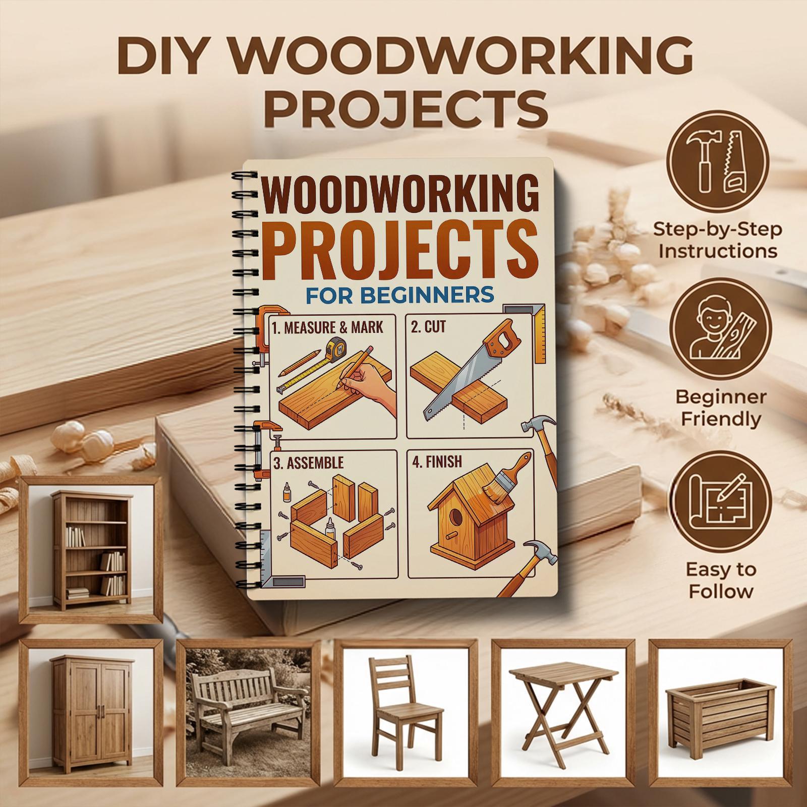 Woodworking Book for Beginners - đánh giá và giá Woodworking Basic Tools