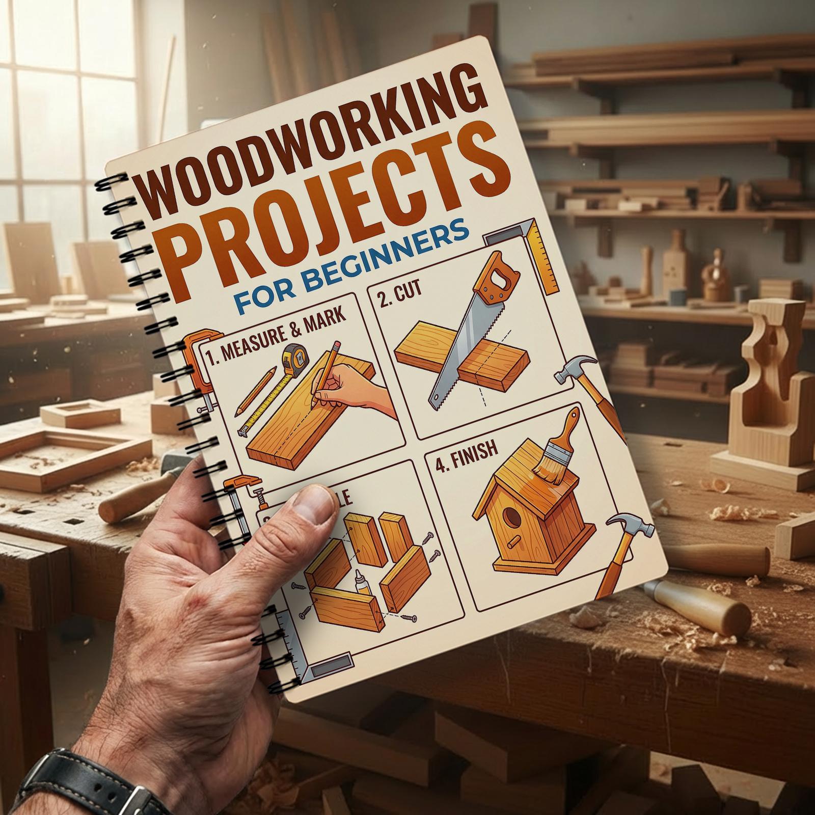 Woodworking Book for Beginners - đánh giá và giá Woodworking Basic Tools