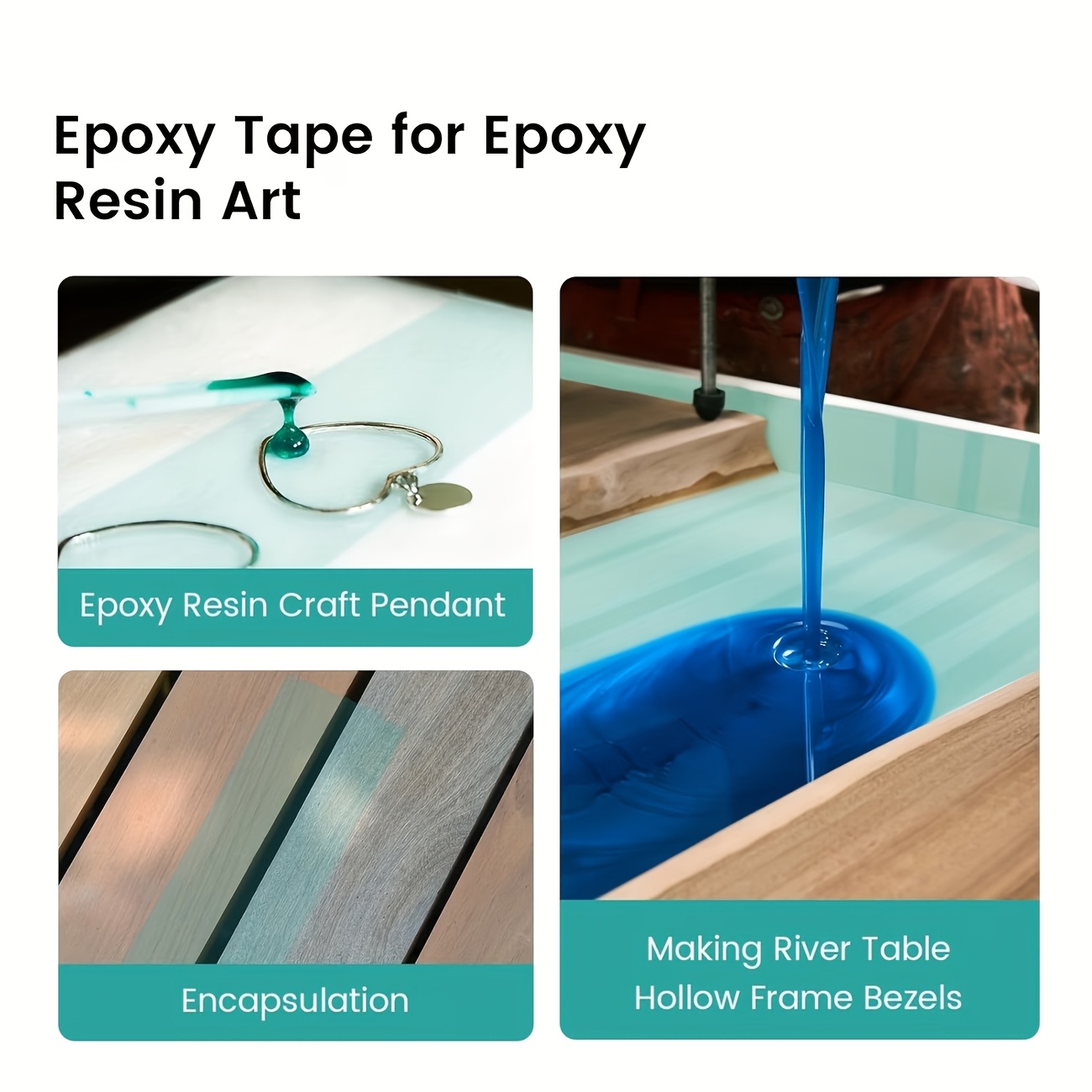 YITAPE Green Epoxy Resin Tape  - đánh giá và giá Woodworking Epoxy